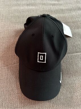 Nike Black Baseball Cap - BlackSalmon Logo, NWT
